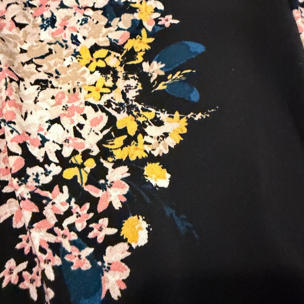 Maurices Black Floral Jumpsuit Stretch - Picture 3 of 10